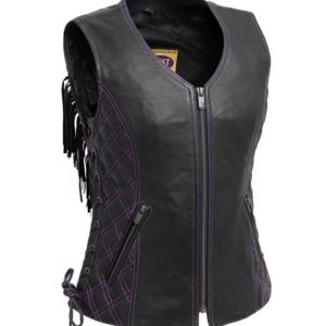 Leather Vest Women