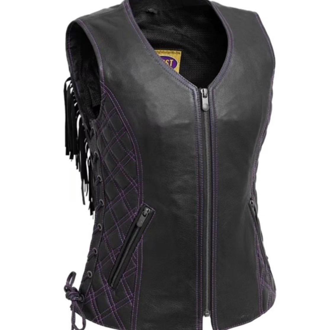 Leather Vest Women